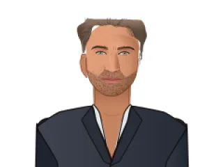 Mr. NetShow, 2D body from his photo, an AI character made by NetShow