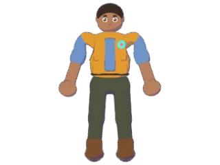 Hank, an AI character made by NetShow